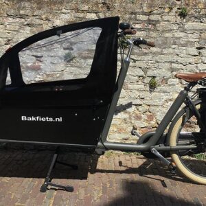 Cargobike Rain Tent Convertible - Black