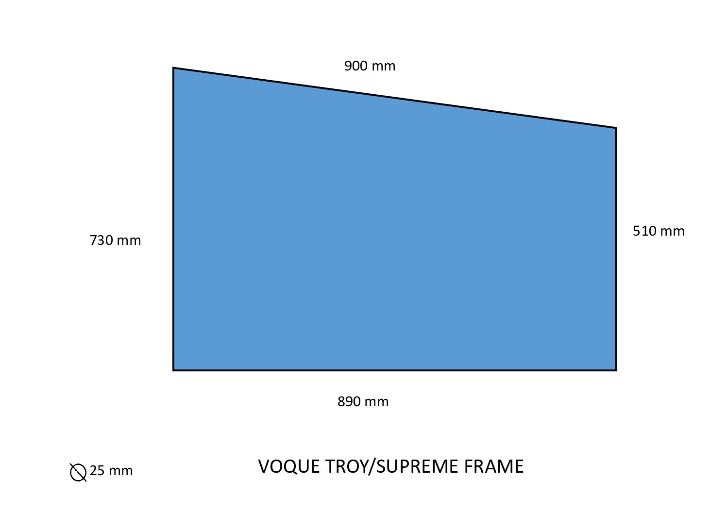 Tubular Frame for Vogue Troy/Supreme - Image 2
