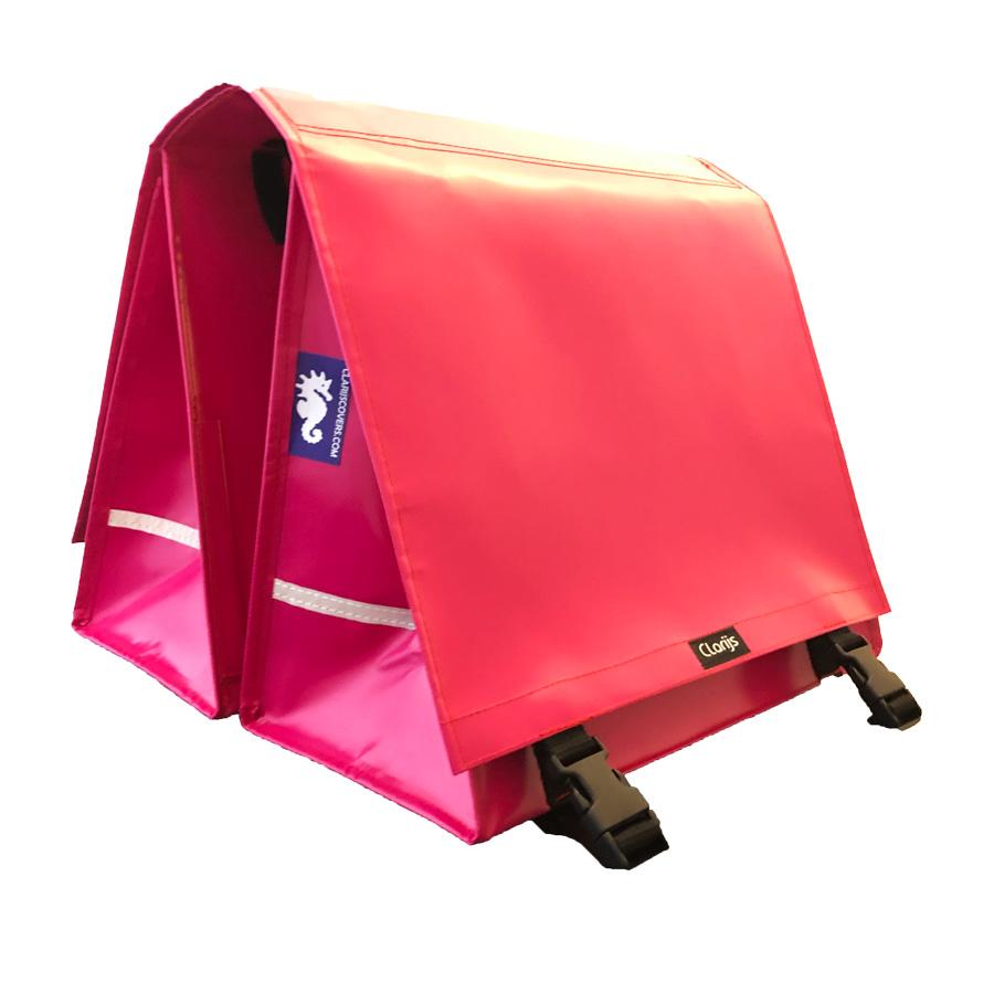 Pink panniers - Clarijs Fietstassen