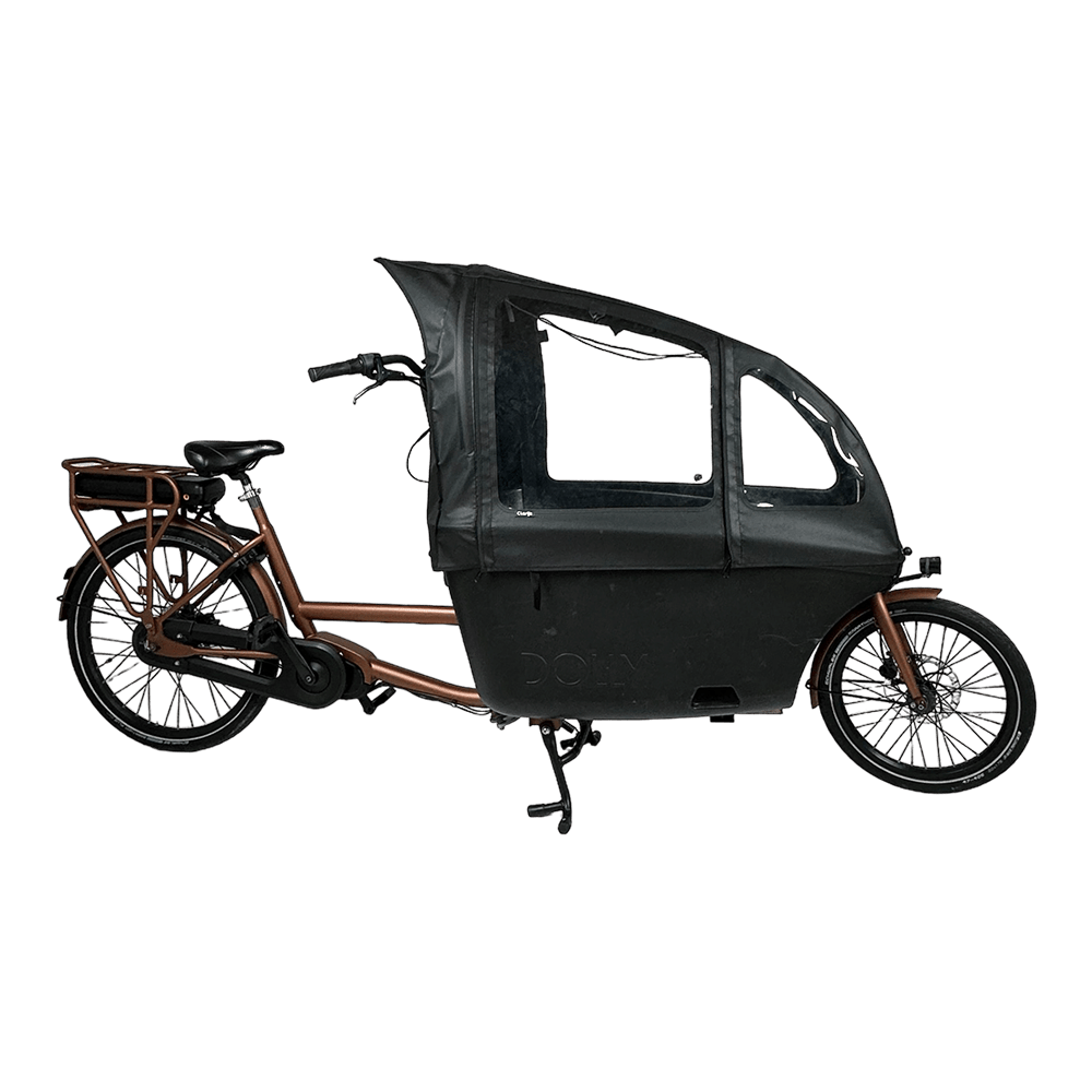 Rain tent for Dolly cargo bike - With removable sunshade