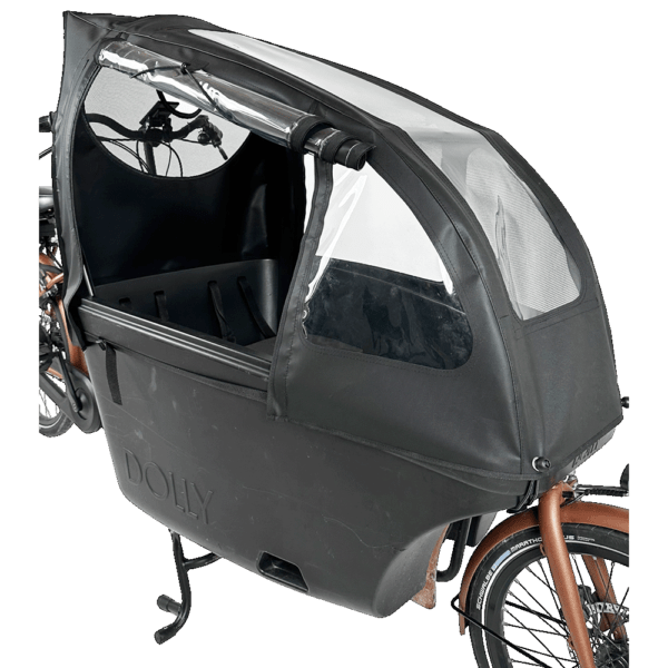 Rain tent for Dolly cargo bike - With removable sunshade - 2
