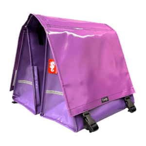 Dubbele Fietstas ReCYCLEd - Purple