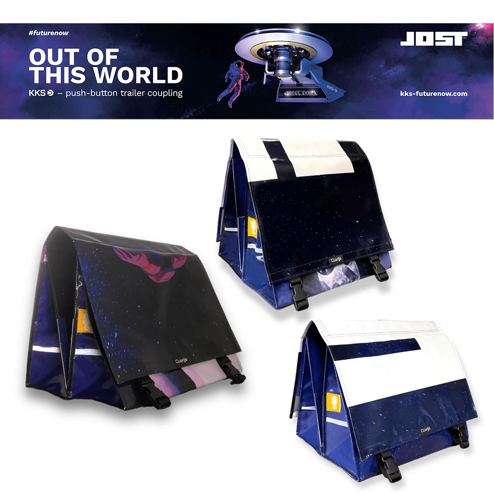 Dubbele Fietstas reCYCLEd - Jost - Afbeelding 3