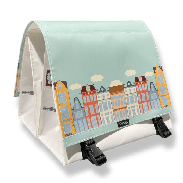 Doppelte Fahrradtasche Dutch Houses