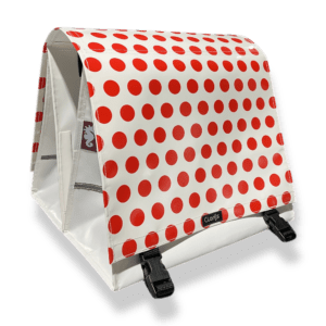 Double Bike Bag Red Dots