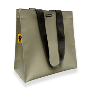 Tote bag shopper Mat Olive