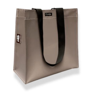 Tote bag shopper Mat Taupe