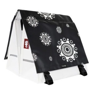 Double Bike Bag Zeeuwse Knoppen - Zwart