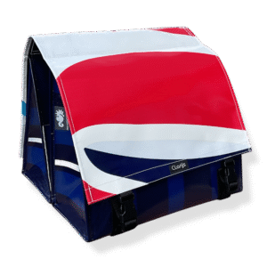 Dubbele Fietstas reCYCLEd Source de Vie 