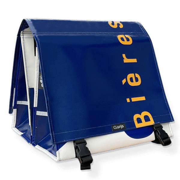 Doppelte Fahrradtasche reCYCLEd Boissons 1
