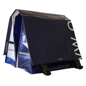 Dubbele Fietstas reCYCLEd Source de Vie 2