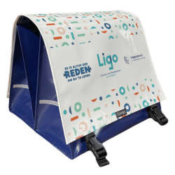 Fietstas met bedrijfslogo – Ligo Vlaanderen