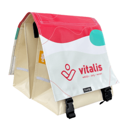 Fietstas met bedrijfslogo – Vitalis