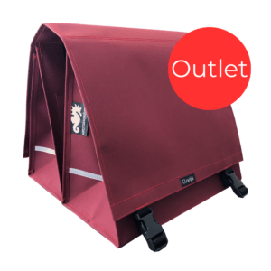 Outlet - Doppelte Fahrradtasche Excellent Red mit ADR