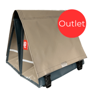 Outlet  - Dubbele Fietstas Ferrari Beige - Grey XL met ADR