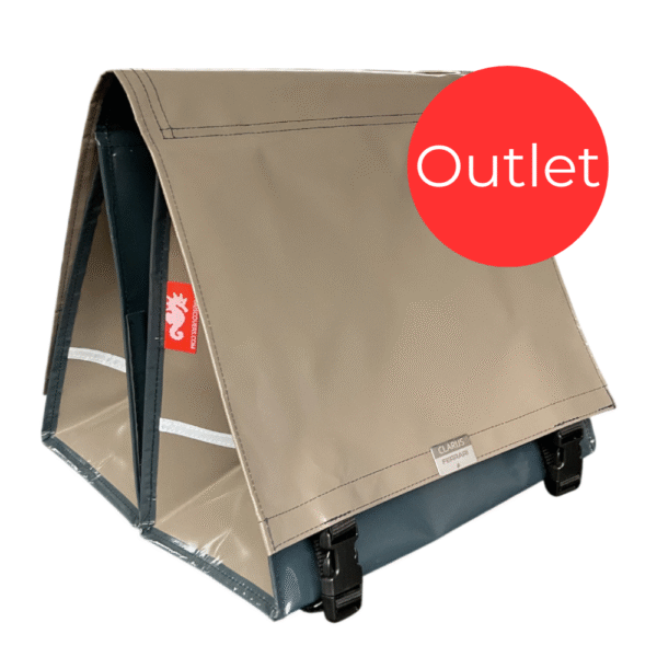 Outlet  - Dubbele Fietstas Ferrari Beige - Grey XL met ADR