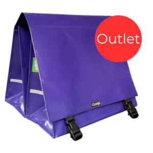 Outlet  - Dubbele Fietstas Paars XL