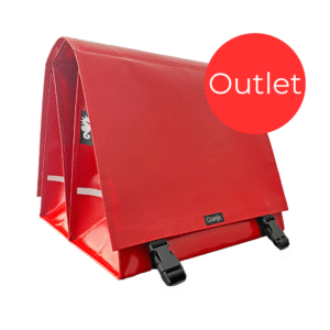 Outlet - Doppelte Fahrradtasche Rot XL