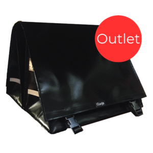 Outlet - Doppelte Post Fahrradtasche Schwarz XXL