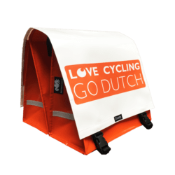 Fietstas met bedrijfslogo – Love Cycling Go Dutch