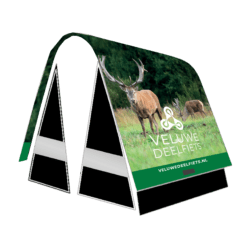 Fietstas met bedrijfslogo – Veluwe Deelfiets