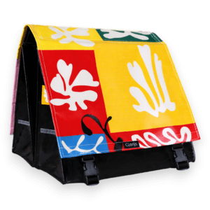 Doppelte Fahrradtasche Matisse colorblock - ART edition