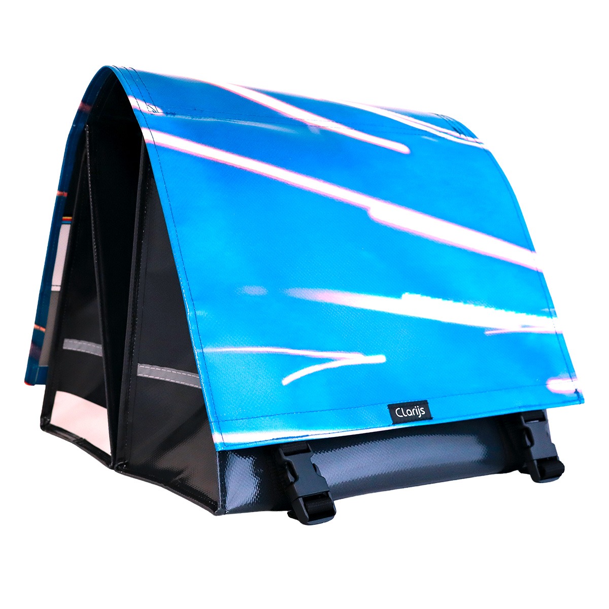 Dubbele Fietstas reCYCLEd - Spark 4 achter