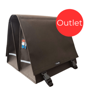 Outlet – Doppelte Fahrradtasche Excellent Braun XXL