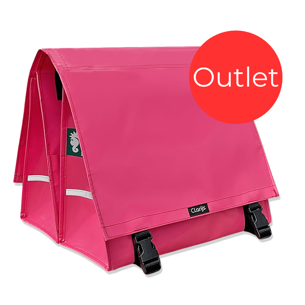 Outlet - Doppelte Fahrradtasche Rosa