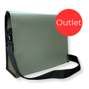 Outlet – Umhängetasche, Matte, Olive-Schwarz