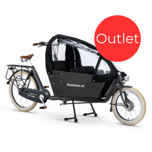 Outlet - Rain Cover UP High - Excellent Black for Bakfiets.nl