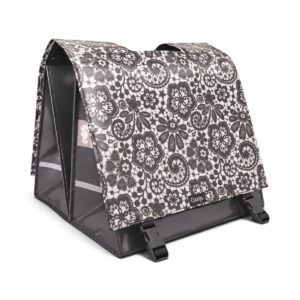 Dubbele Fietstas Lace Zwart