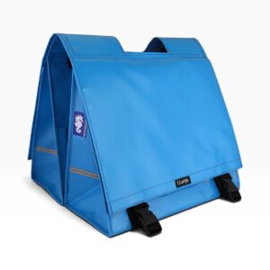Dubbele Fietstas Azuurblauw