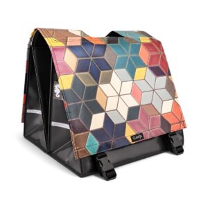 Dubbele Fietstas Cubes