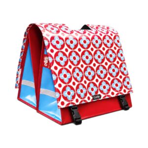 Double Bike Bag Retro Red
